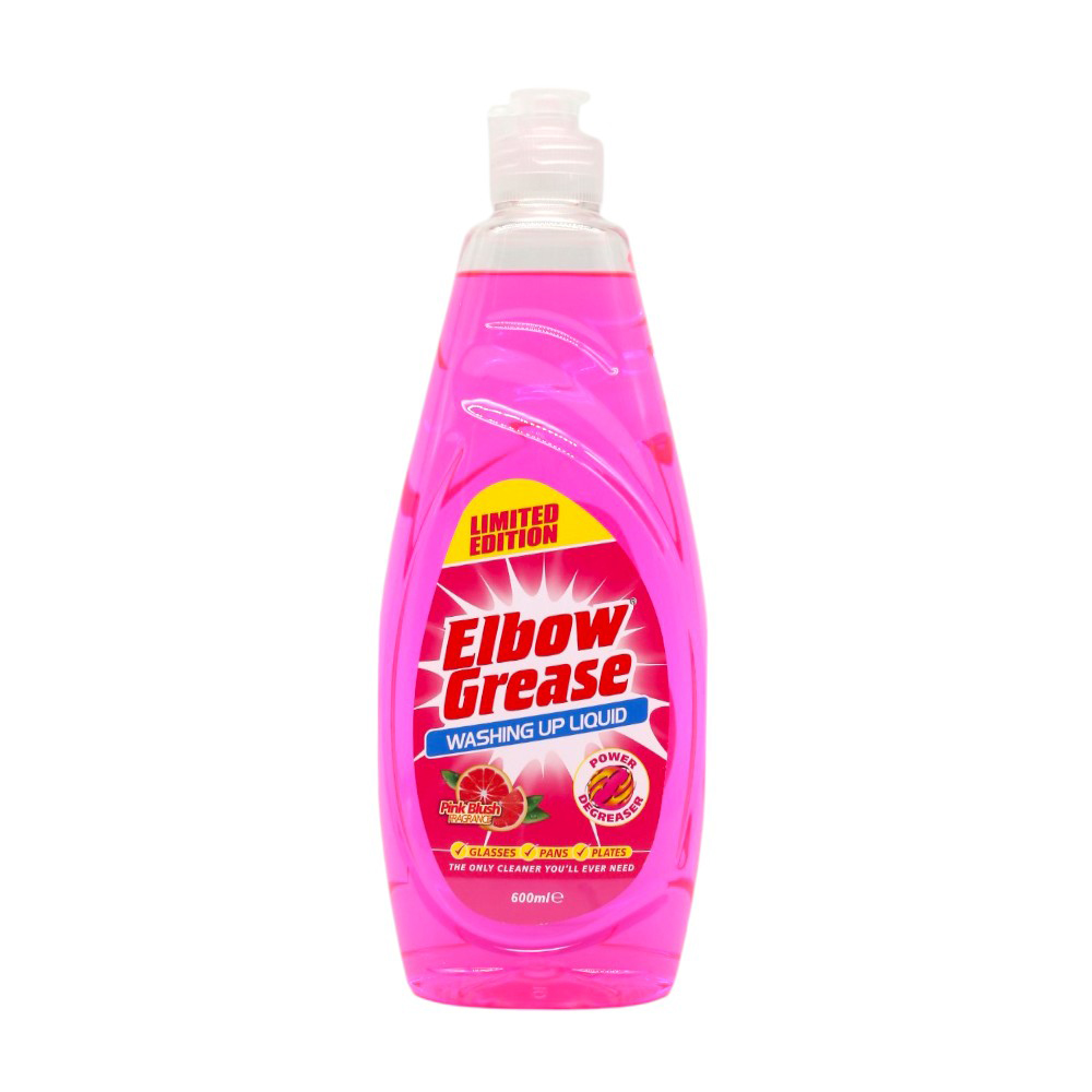 Засіб для миття посуду Elbow Grease Washing Up Liquid Рожевий блиск грейпфруту, 600 мл